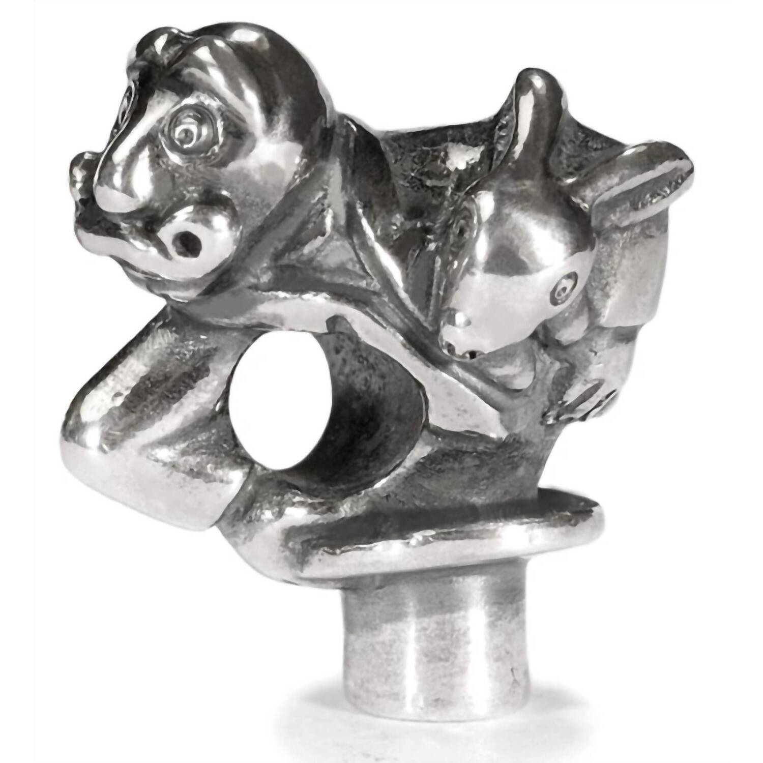 New Trollbeads Women's Magician Bead Charm In Silver